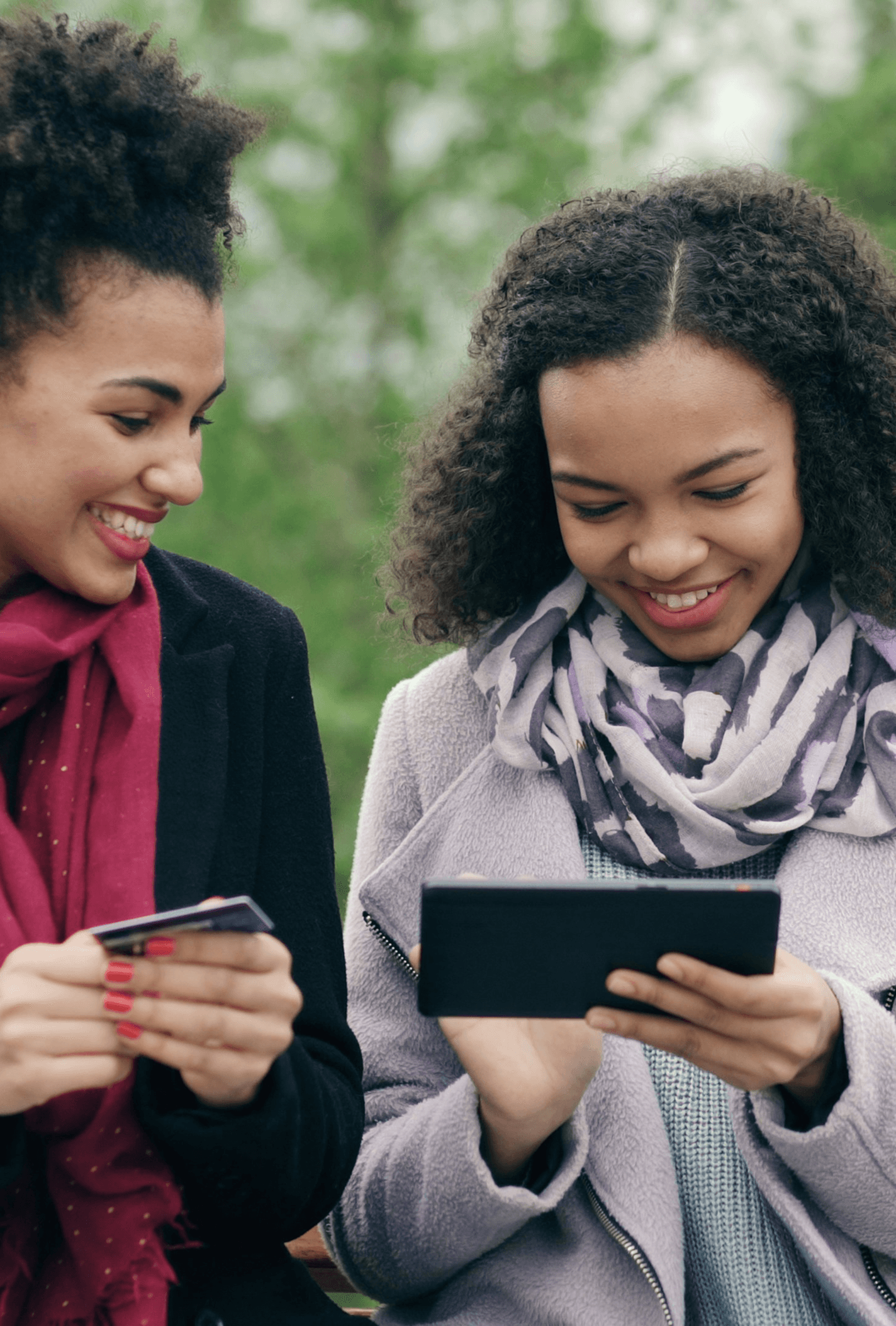 Hero background image showing a welcoming scene